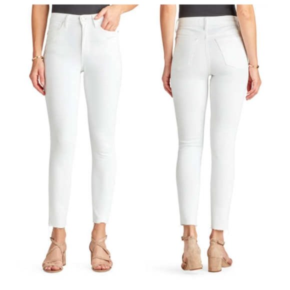 Sam Edelman Denim - Sam Edelman White Stiletto Ankle Jean Size 32/14 White